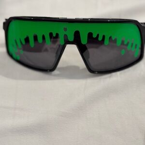 Green Drip Sunglasses. Sutro. Made in the USA